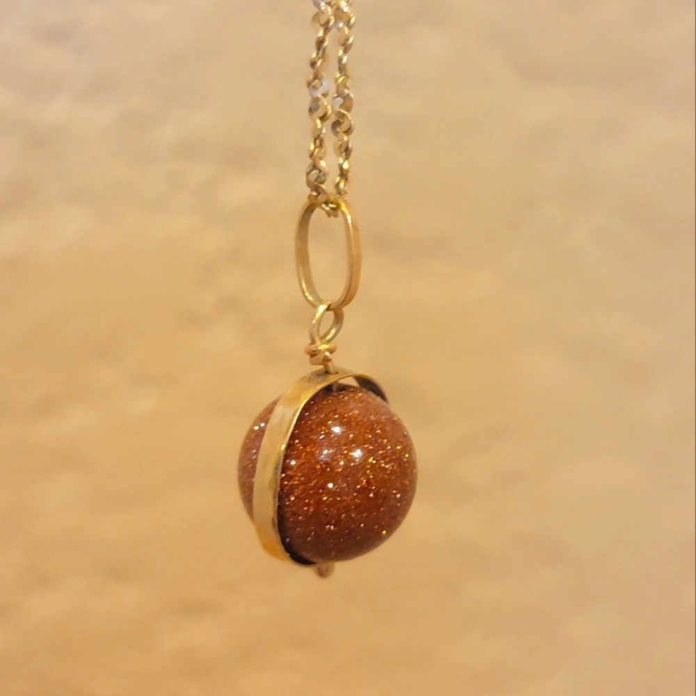 14k Retro 1970s Gold Necklace 20 inch Chain